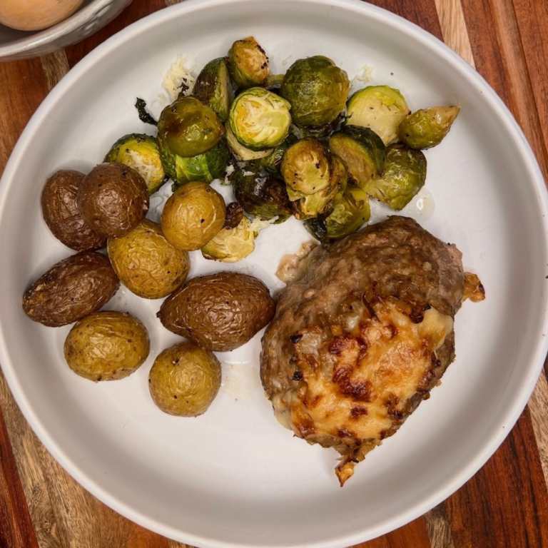 Mini French Onion Meatloaves