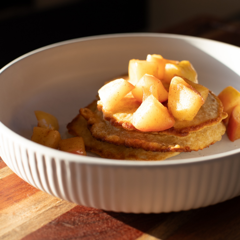 Maple Oat Pancakes