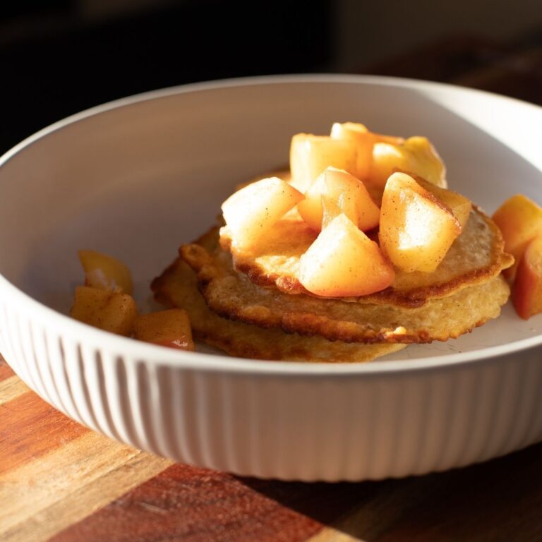 Maple Oat Pancakes