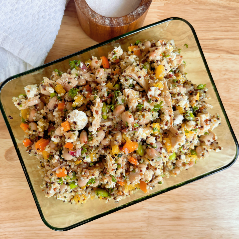Herby Chicken & White Bean Quinoa Salad