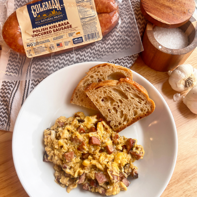 Kielbasa Scrambled Eggs