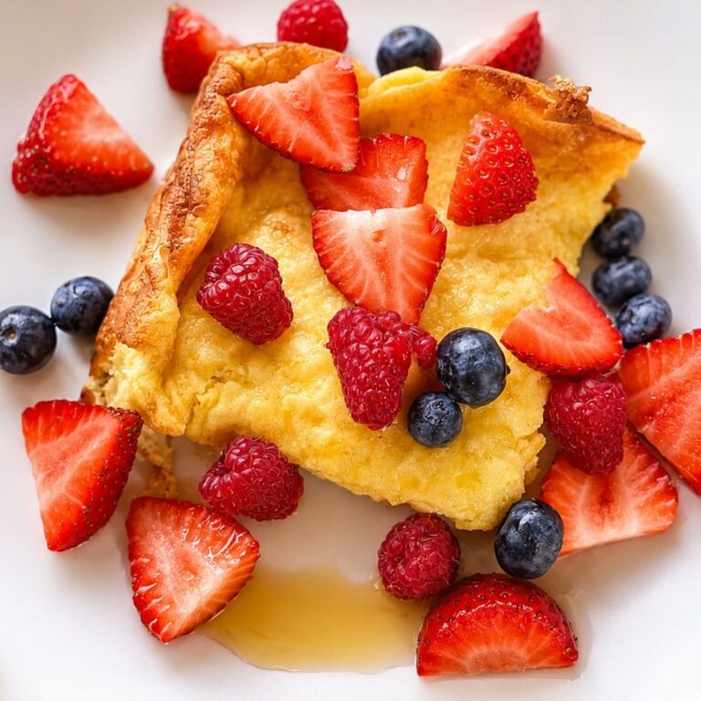 Finnish Pancake with Berries