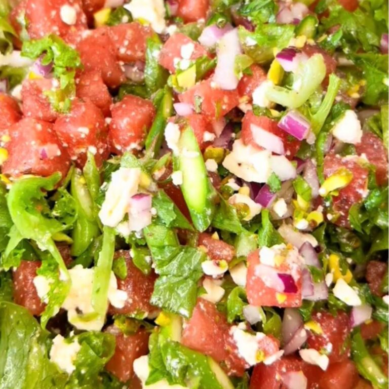 Watermelon Asparagus Salad