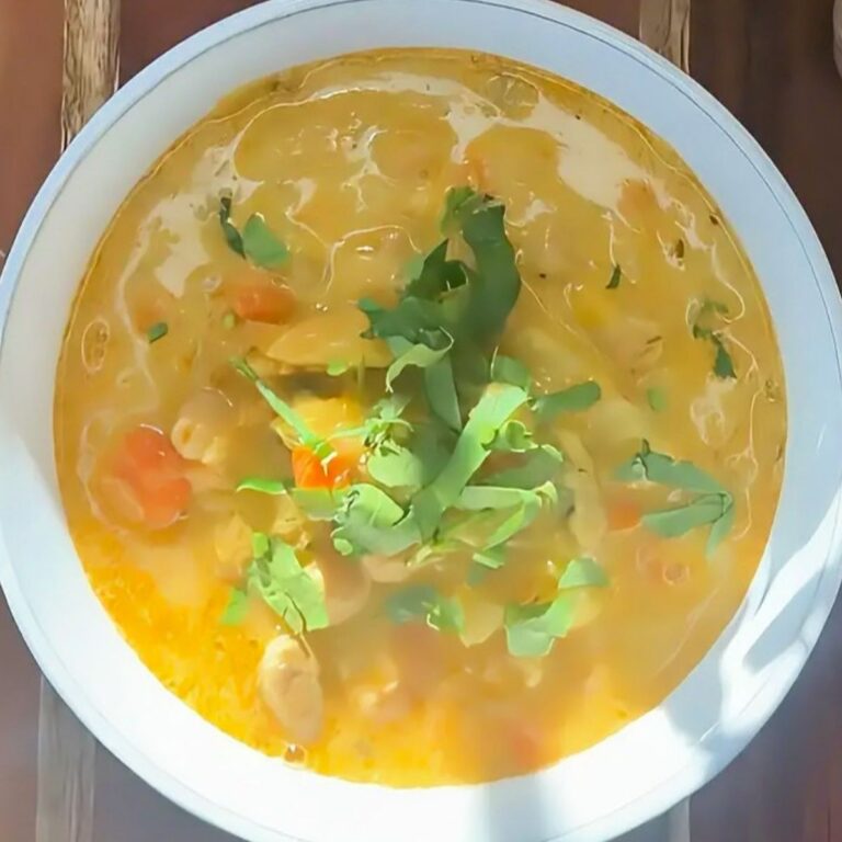 Roasted Pumpkin Chickpea Cabbage Soup