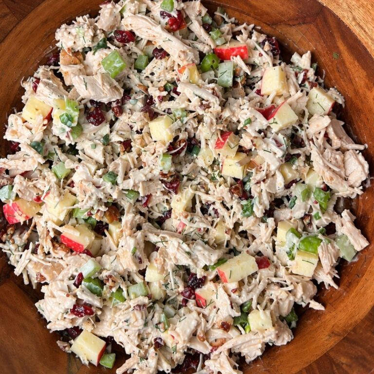 Cranberry Apple Jalapeno Chicken Salad