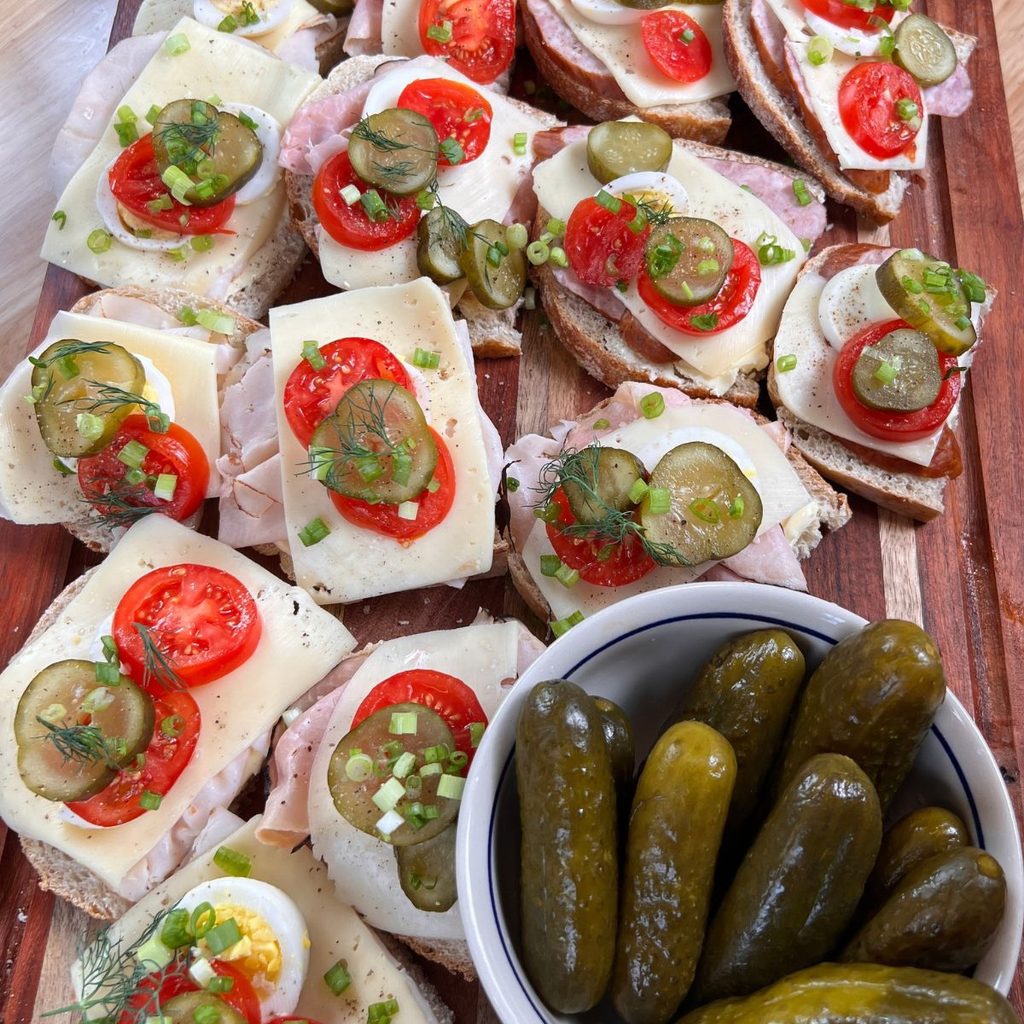Polish Kanapki (Mini Open Faced Sandwiches)